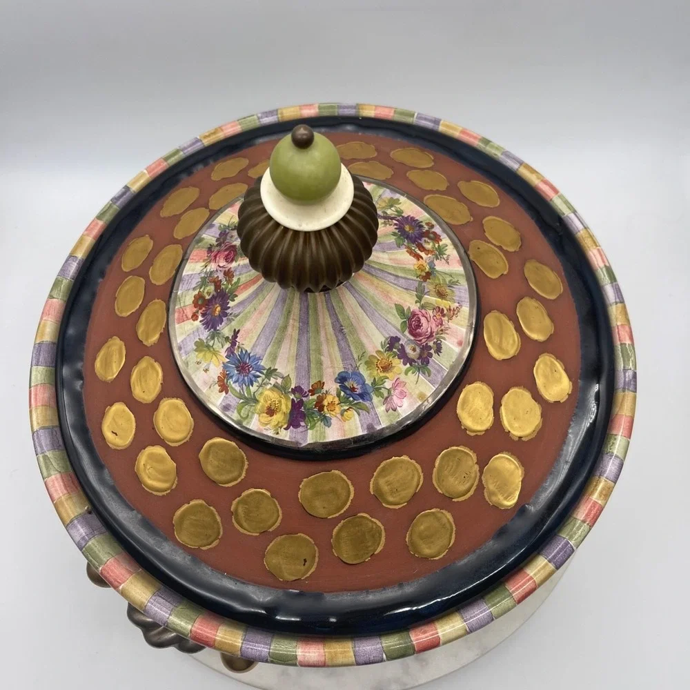 Rare! Mackenzie-Childs Piece De Resistance Lidded‎ Tureen Wonderful Condition - Picture 8 of 13